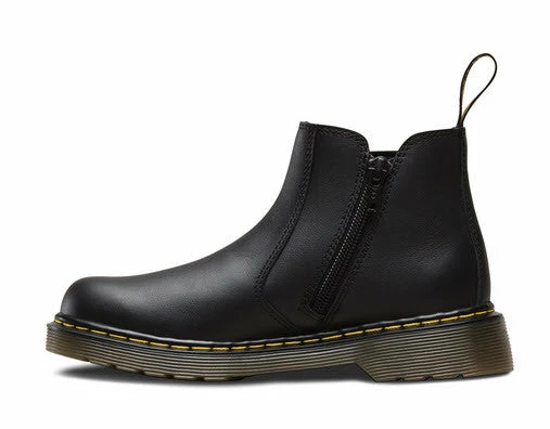 Dr. Martens Dr Martens Kid's 2976 J Banzai Chelsea Boot Black Softy T 16708001 - Image 3