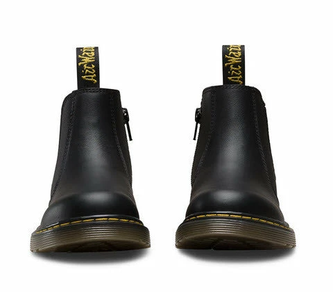 Dr. Martens Dr Martens Kid's 2976 J Banzai Chelsea Boot Black Softy T 16708001 - Image 4