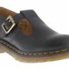 Dr. Martens Dr Martens Polley Black Smooth 14852001 T-Bar Sandals 1 Dr. Martens Dr Martens Polley Black Smooth 14852001 T-Bar Sandals -Cheap High Tops Store Dr Martens POLLEY T BAR Black Smooth main 800x