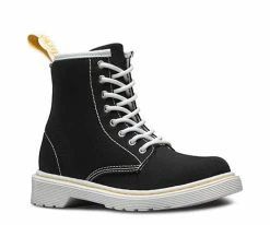 Dr. Martens Dr Martens Youth Delaney Boot Black Canvas 21074001 -Cheap High Tops Store Dr Martens Youth Delaney Boot Black Canvas 21074001 800x