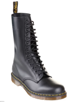 Dr. Martens Dr Martens 1914 Black 14 Hole Leather Boots 11855001 -Cheap High Tops Store Dr martens 1914 14 hole Black Boot 800x
