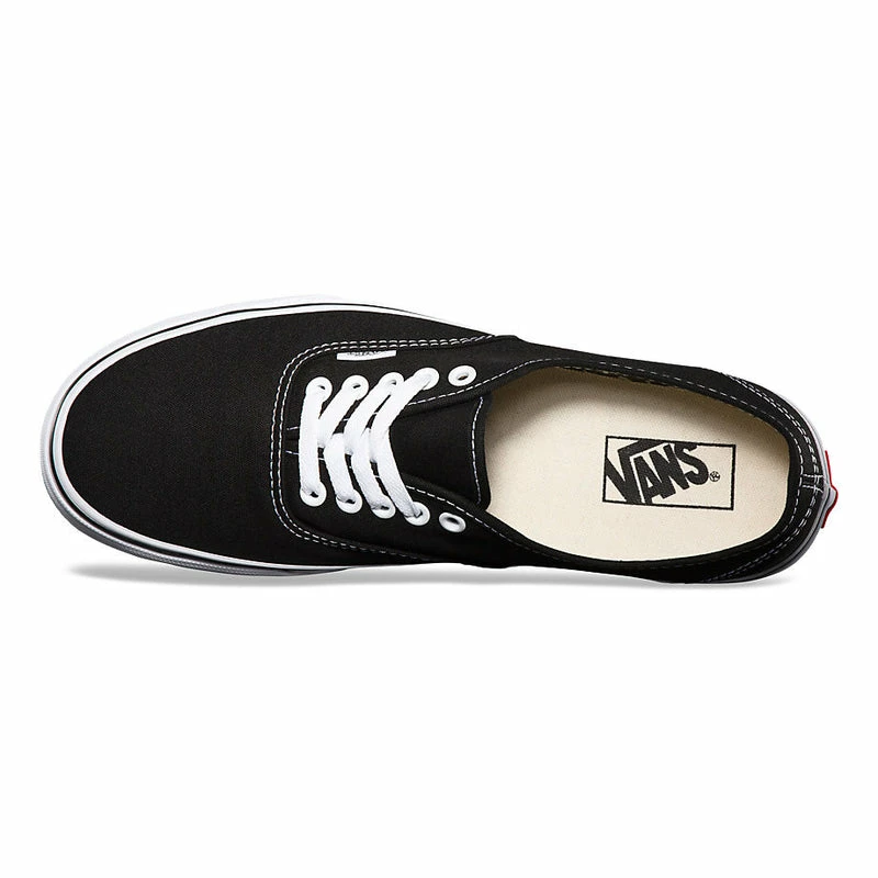 Vans Authentic Black Canvas Sneaker Shoe VN-000EE3BLK 4 Vans Authentic Black Canvas Sneaker Shoe VN-000EE3BLK - Image 2