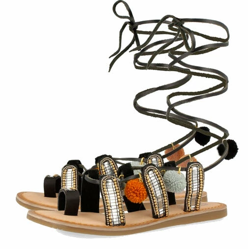 Gioseppo Nayeli Black Sandals