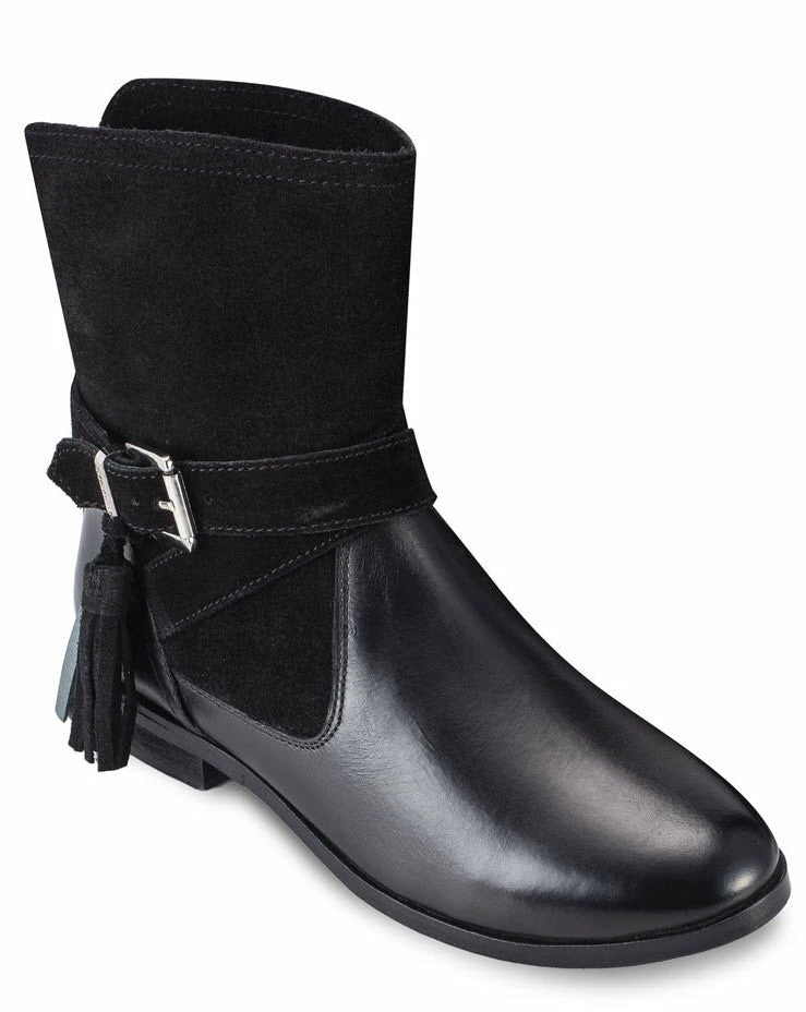 Gioseppo Vermont Black Leather Boots 4 Gioseppo Vermont Black Leather Boots - Image 2