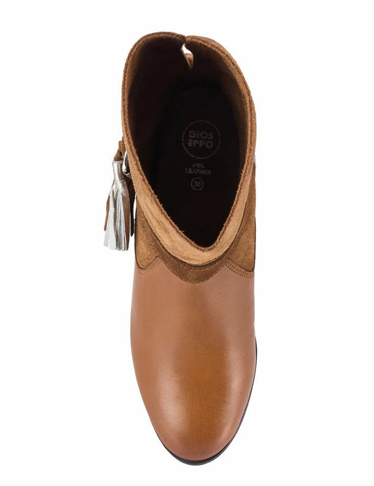 Gioseppo Vermont Tan Leather Boots 6 Gioseppo Vermont Tan Leather Boots - Image 4