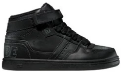 Globe Superfly Kids Black Leather High Top Sneakers