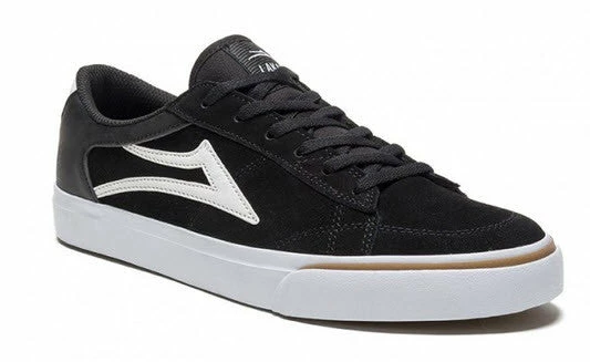 Lakai Ellis Black White Suede Skate Shoes 3 Lakai Ellis Black White Suede Skate Shoes