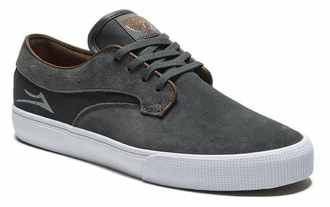 Lakai Riley Hawk Pro Skate Shoes Gargoyle Suede