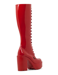 Roc Boots Lash Roc Red Patent Boots -Cheap High Tops Store LashIIRocRedPatentBoots4 800x