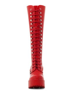 Roc Boots Lash Roc Red Patent Boots -Cheap High Tops Store LashIIRocRedPatentBoots6 800x