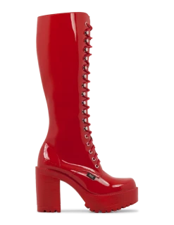 Roc Boots Lash Roc Red Patent Boots -Cheap High Tops Store LashIIRocRedPatentBoots7 800x