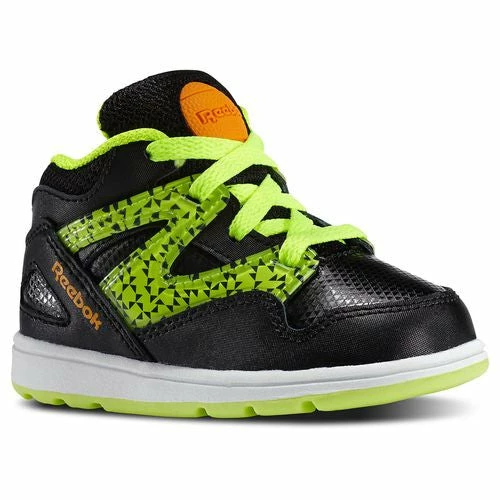 Reebok Kid's Toddler Versa Pump Omni Lite Black/ Yellow/ Orange/ White 3 Reebok Kid's Toddler Versa Pump Omni Lite Black/ Yellow/ Orange/ White