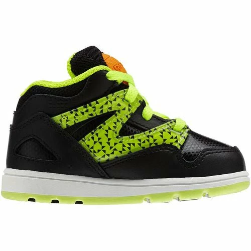 Reebok Kid's Toddler Versa Pump Omni Lite Black/ Yellow/ Orange/ White 6 Reebok Kid's Toddler Versa Pump Omni Lite Black/ Yellow/ Orange/ White - Image 4