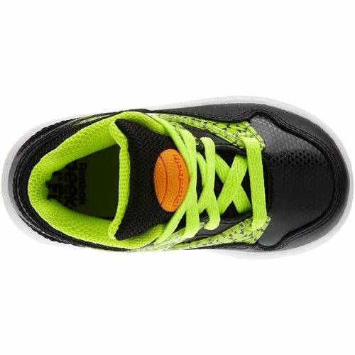 Reebok Kid's Toddler Versa Pump Omni Lite Black/ Yellow/ Orange/ White 9 Reebok Kid's Toddler Versa Pump Omni Lite Black/ Yellow/ Orange/ White - Image 7