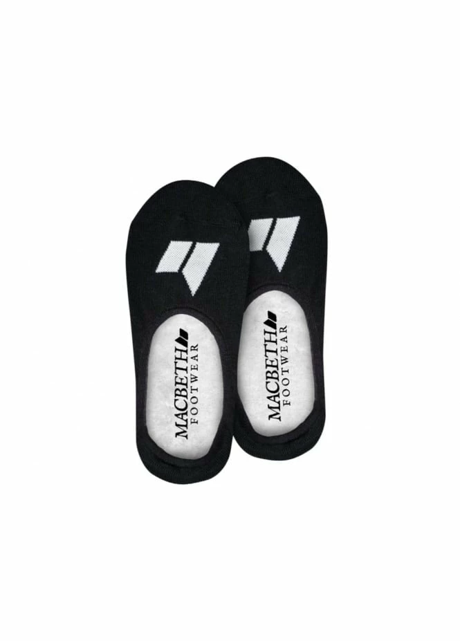 Macbeth Vegan Ped Socks Black White