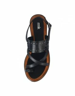 RMK Rene Black Leather Sandals -Cheap High Tops Store RMK RENE BLACK LEATHER T 510x652 800x