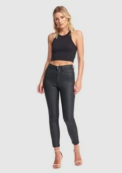 Res Denim Hi-Rise Seal Skinny Jeans Harrys Black Seal Hi -Cheap High Tops Store ResDenimHarrysHiSkinnyJeansBackSealHi RiseSkinnyJeans 800x