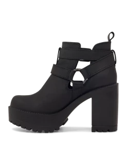 Roc Boots Roc Packer Black Buff Leather Ankle Boots -Cheap High Tops Store RocPackerBlackLeatherBootsFamousRockShopAustralia5 800x