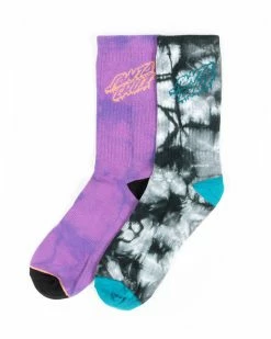 Santa Cruz Melt Dot Mono Socks 2 Pair SC-MZD0813