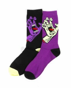 Santa Cruz Screaming Hand Socks 2 Pair SC-MZD0815