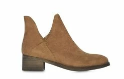 Billie Sinclair Tan Vegan Suede Boots