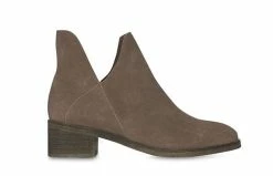 Billie Sinclair Taupe Vegan Suede Boots