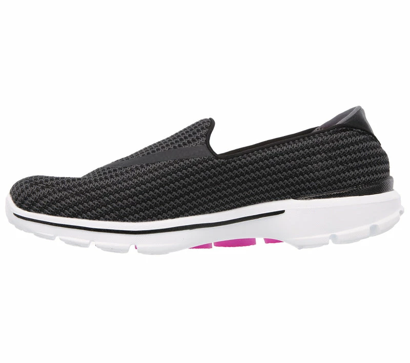 Skechers Go Walk Black White - Image 4