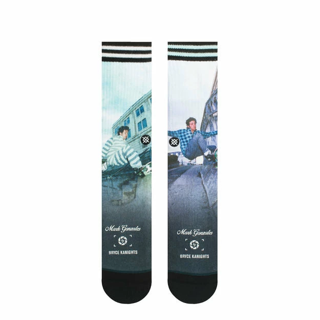 Stance Bryce And Gonz Multi Coloured Crew Socks 4 Stance Bryce And Gonz Multi Coloured Crew Socks - Image 2