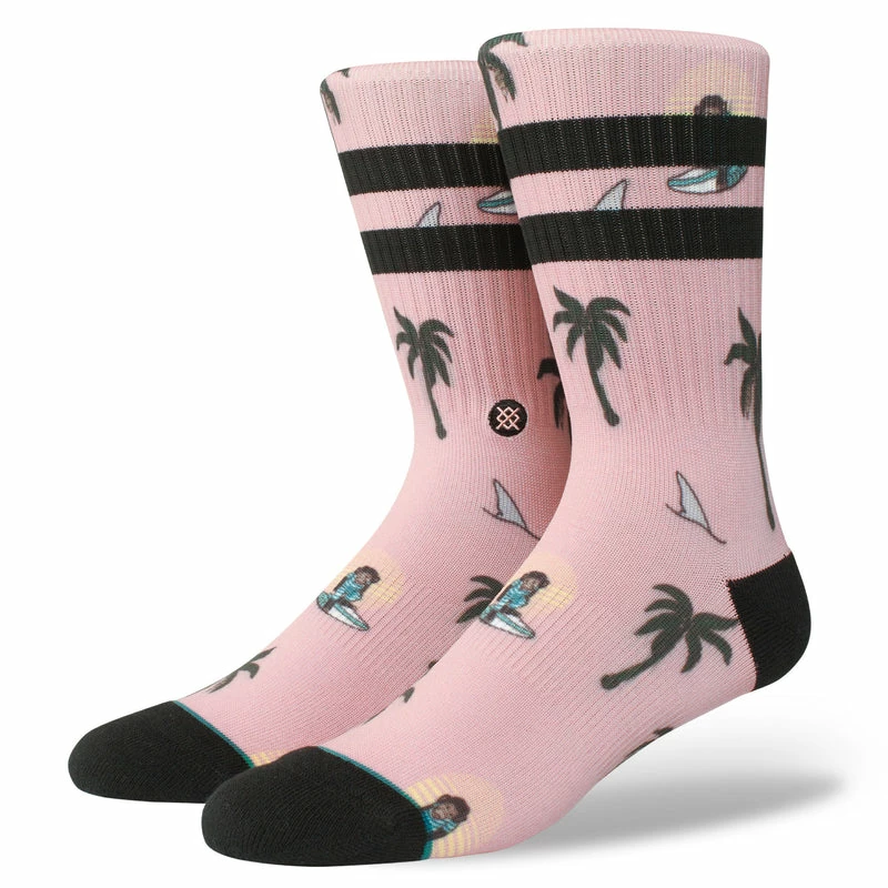 Stance Classic Crew Surfin Sunsets Monkey Socks 3 Stance Classic Crew Surfin Sunsets Monkey Socks
