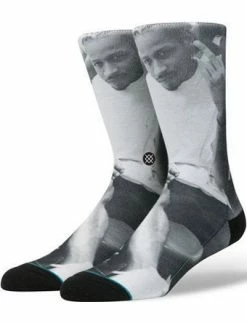 Stance G.L Braids Black Crew Socks Allen Iverson
