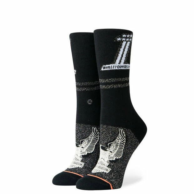 Stance Number One Harley Black Women's Socks W525D18NUM