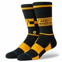 Stance Harley Race Badge Socks Black U556C19HAR