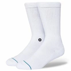 Stance Icon White Crew Socks