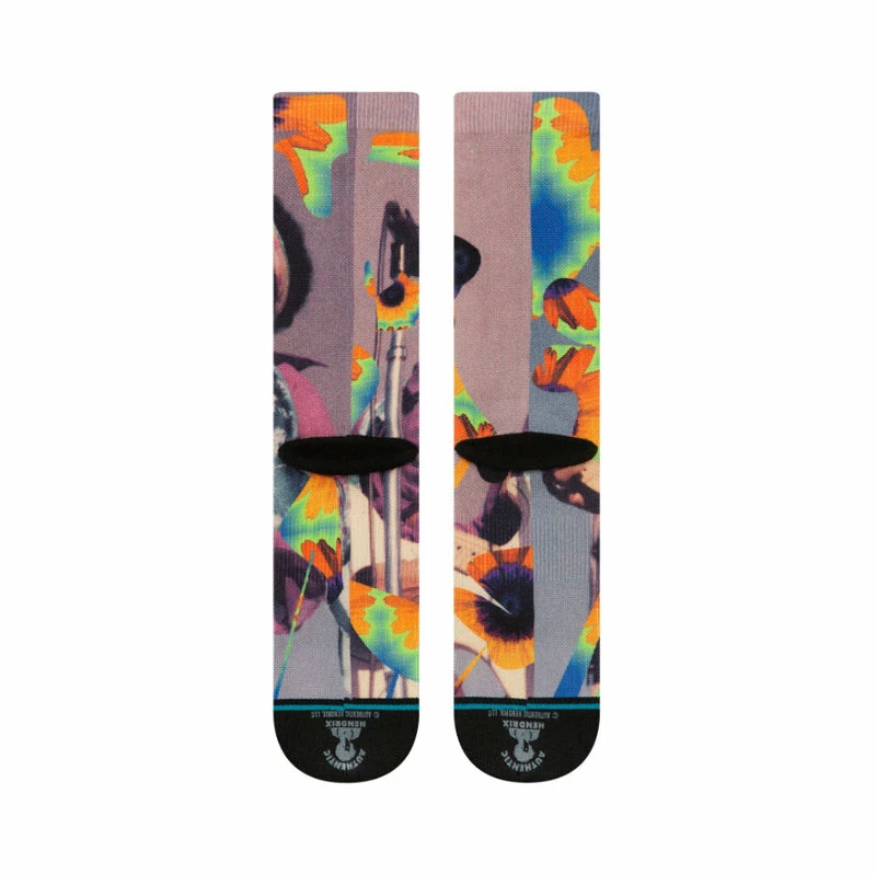 Stance Jimi Hendrix Jimi Flowers Socks Multi M558D19JIM 5 Stance Jimi Hendrix Jimi Flowers Socks Multi M558D19JIM - Image 3