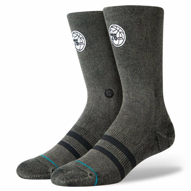 Famous Rock Shop Stance NBA Casual 76ers Blacktop Socks M556A1976E