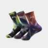 Stussy Unisex Multicoloured Tiedye Sock 3Pk -Cheap High Tops Store Stussy Women s Stock Multicoloured Tiedye Sock 3Pk 800x