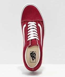 Vans Old Skool Rumba Red True White Canvas & Suede VN0A38G1VG4 -Cheap High Tops Store Vans Old Skool Rumba Red White Skate Shoes 3 800x