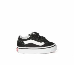 Vans Infants Old Skool Black Velcro Sneakers VN0D3YBLK -Cheap High Tops Store VansInfantsOldSkoolBlackVelcroSneakersVN0D3YBLK 800x