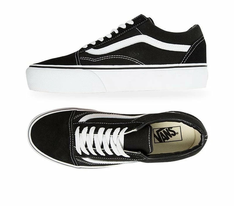 Vans Old Skool Platform Black White VN0A3B3UY28 6 Vans Old Skool Platform Black White VN0A3B3UY28 - Image 4