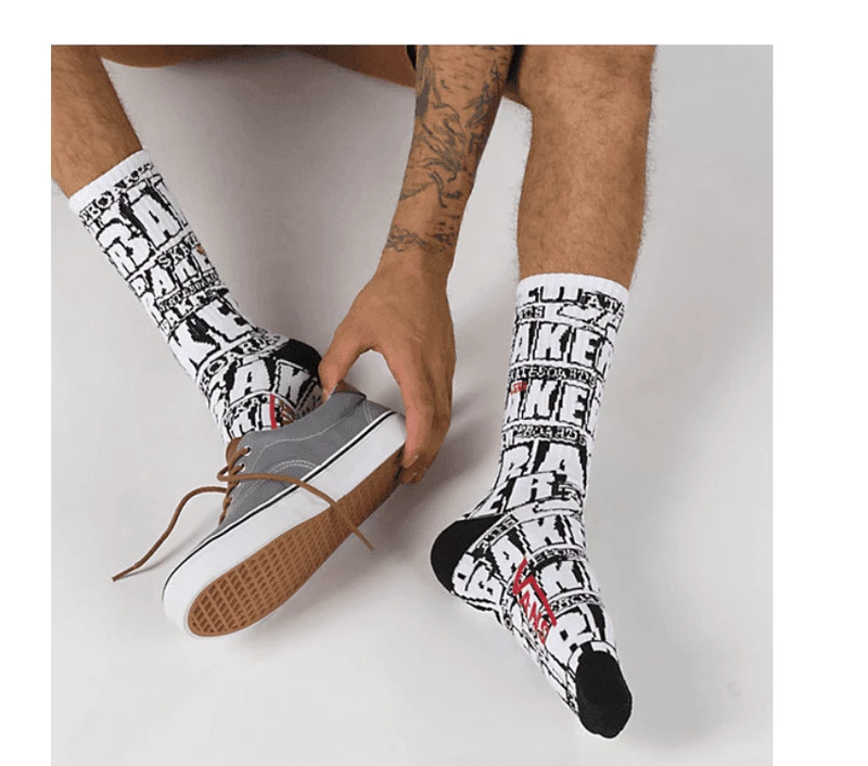 Vans X Baker Skate Collaboration Limited Edition Crew Socks 4 Vans X Baker Skate Collaboration Limited Edition Crew Socks - Image 2