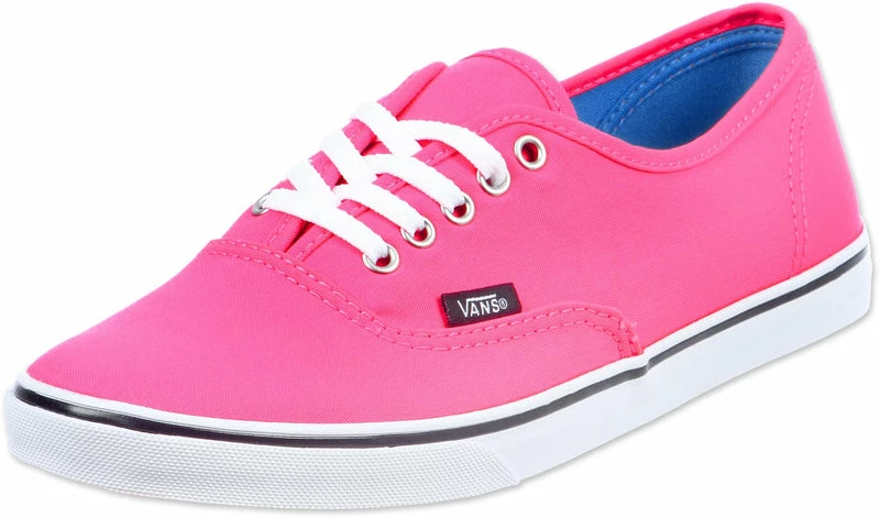 Vans Kids Authentic Lo Pro (Neon) Pink