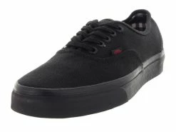 Vans Authentic Twill & Gingham Black Black Sneaker