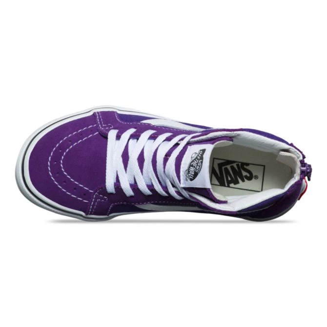 Vans Kids SK8-HI Zip Heliotrope/True White VNA32764ME 4 Vans Kids SK8-HI Zip Heliotrope/True White VNA32764ME - Image 2