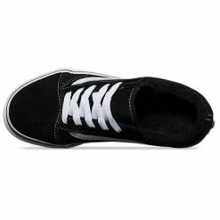 Vans Youth Old Skool (MTE) Black/True White VN-0W9TDX6 -Cheap High Tops Store Vans Old Skool Black White Faux Fur BKW VN 0W9TDX6 Famous Rock Shop Newcastle. 3 800x
