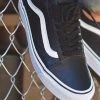 Vans Old Skool (Classic Tumble) Black True White- Leather -Cheap High Tops Store Vans Old Skool Classic Tumble Famous Rock Shop Newcastle 800x