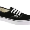 Vans Authentic Black True White Canvas Youth Kids