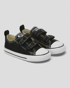 Converse Infants Velcro Ox 2V Black 7V603C