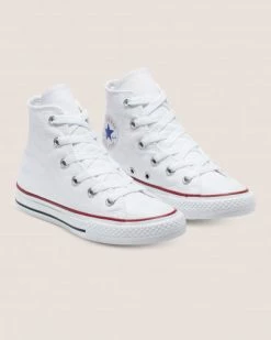 Converse Youth Hi Optical White Canvas 3J253C 18 Converse Youth Hi Optical White Canvas 3J253C -Cheap High Tops Store chuck taylor all star junior high top white 3j253 3 800x