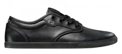Globe Lesson Slim Black Leather Shoes GBLESSONS