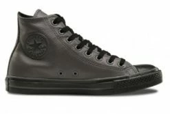 Converse Charcoal Leather Hi 132096C
